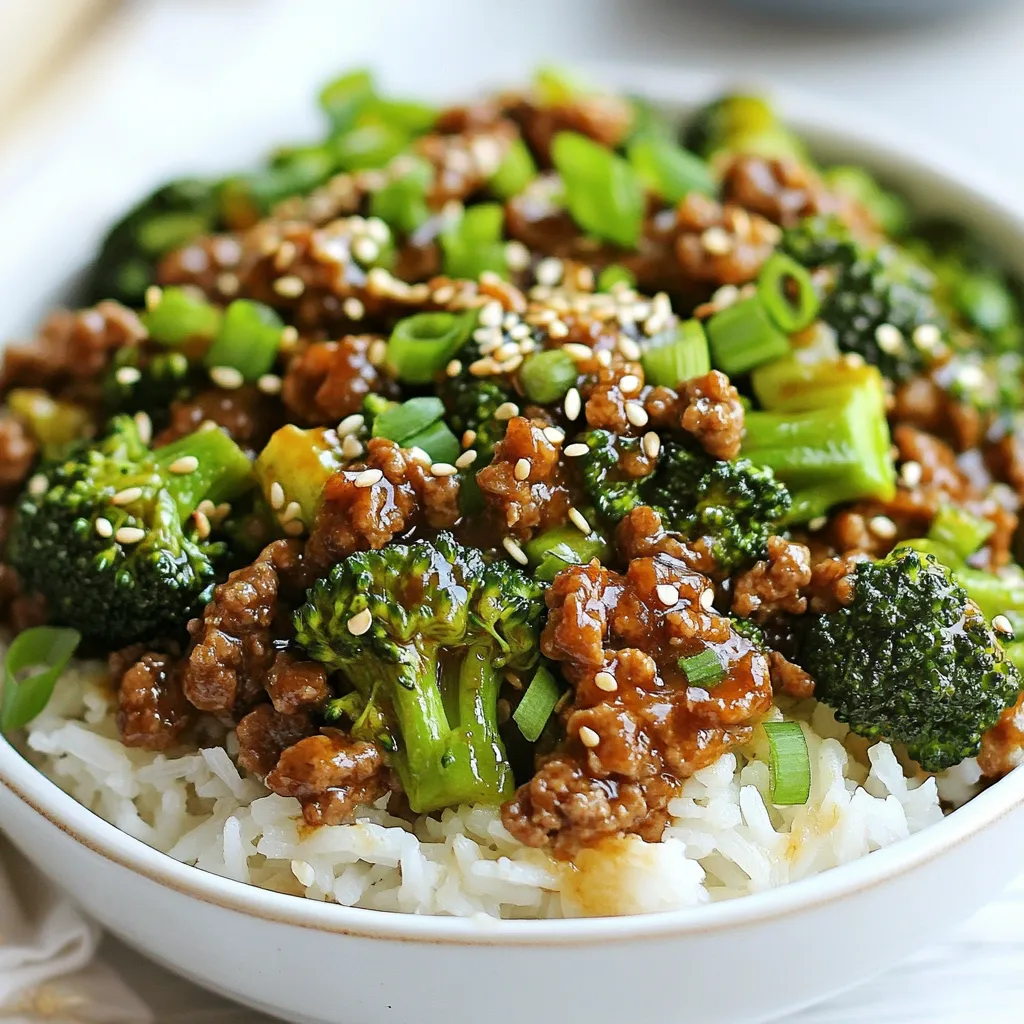Ground Beef and Broccoli Savory Dinner Delight