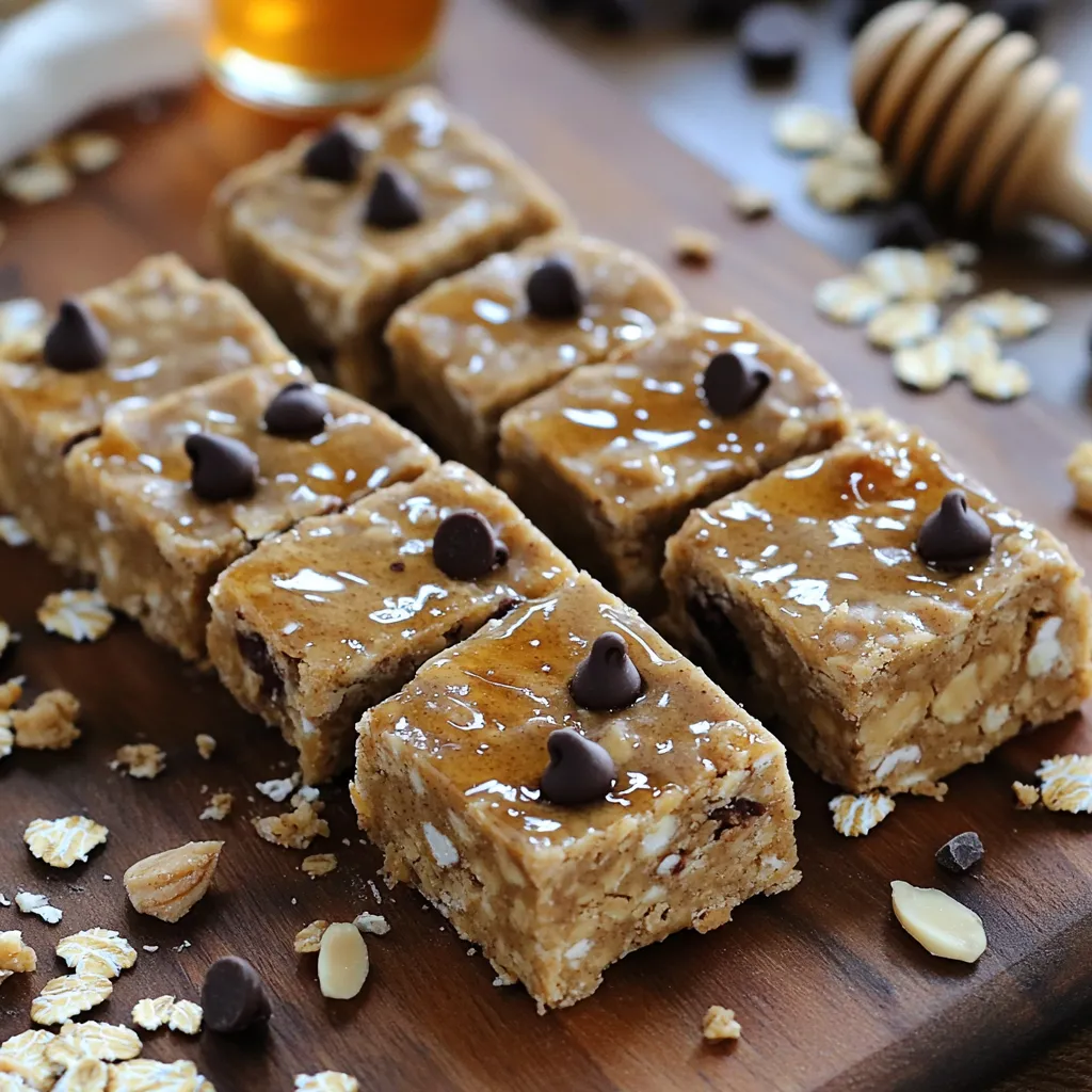 No-Bake Peanut Butter Oatmeal Protein Bars Delight