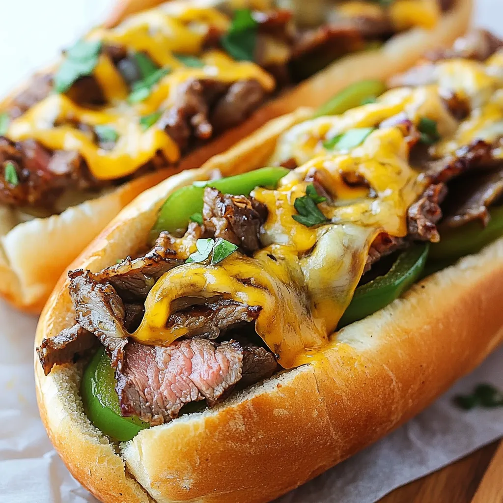 Philly Cheesesteak Sandwich Savory and Simple Recipe