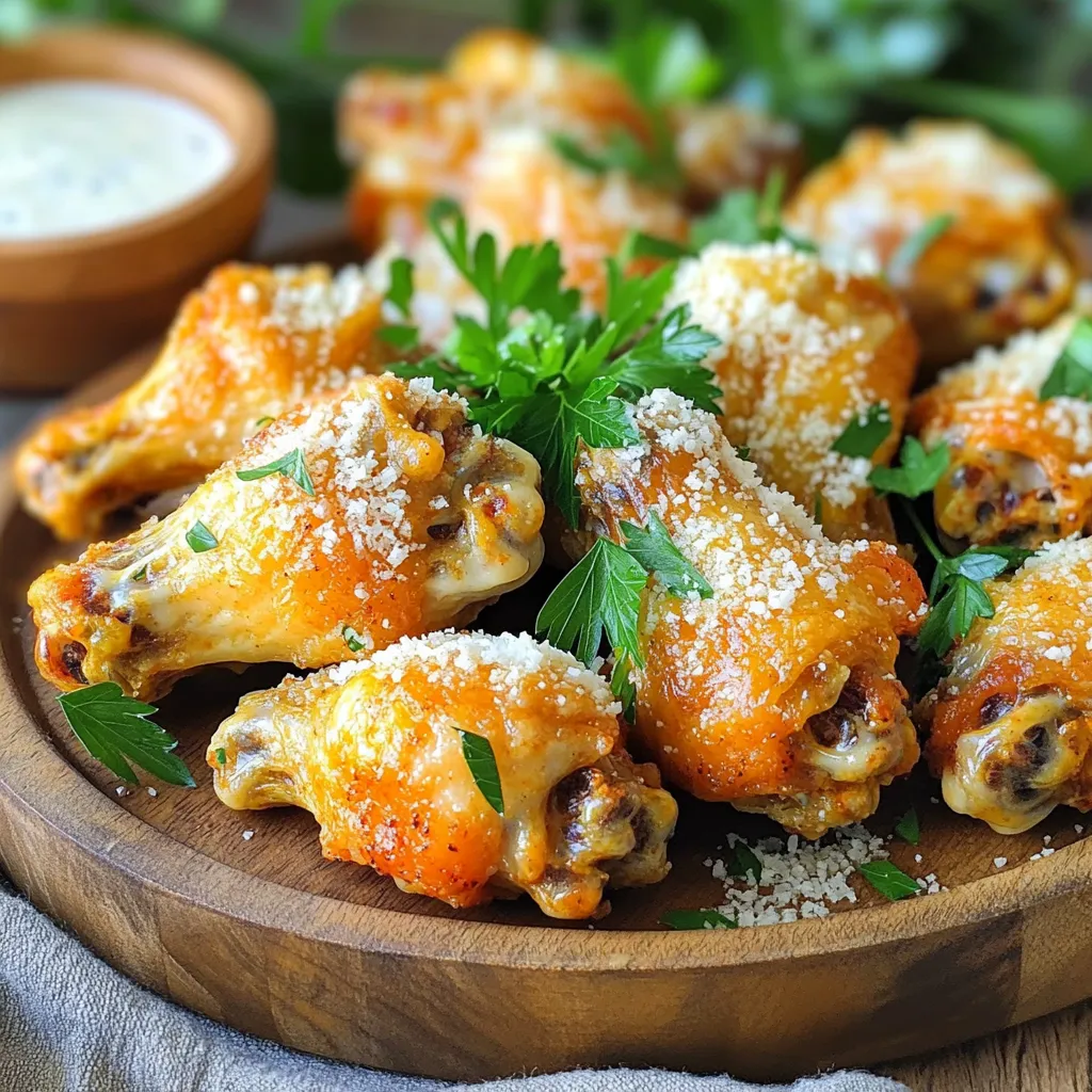Air Fryer Ranch Parmesan Wings Simple and Delicious