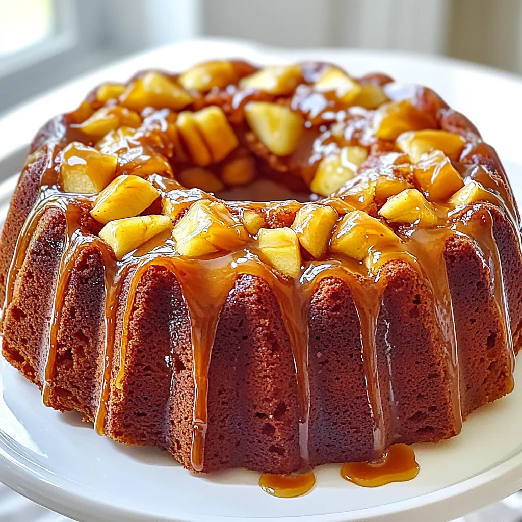 Irresistible Apple Cider Caramel Bundt Cake Recipe