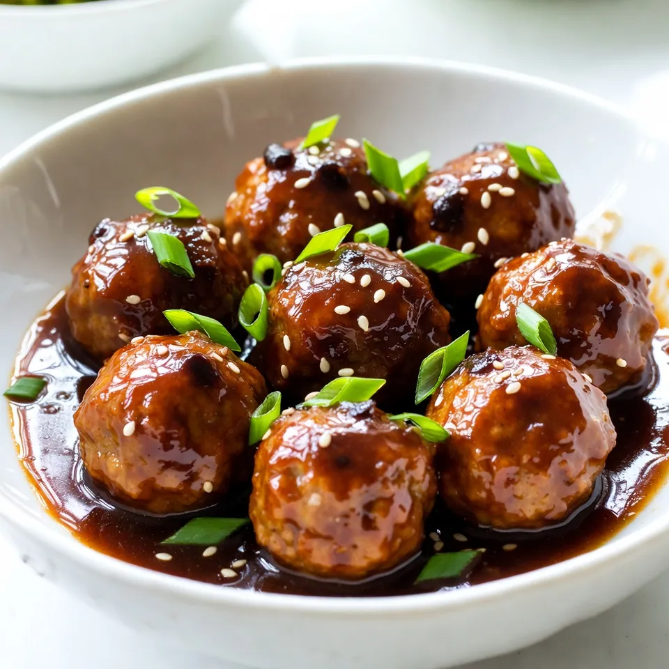 Sticky Honey Garlic Meatballs Flavorful Dinner Delight