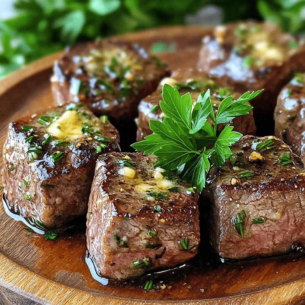 Garlic Herb Butter Steak Bites Savory and Simple Treat