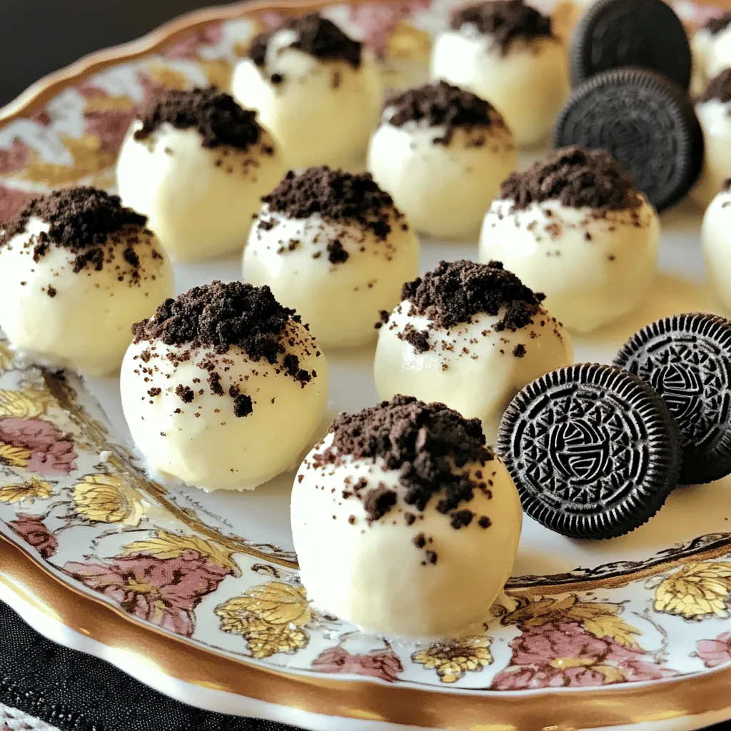 No-Bake Oreo Cheesecake Bites Easy and Delicious Treat