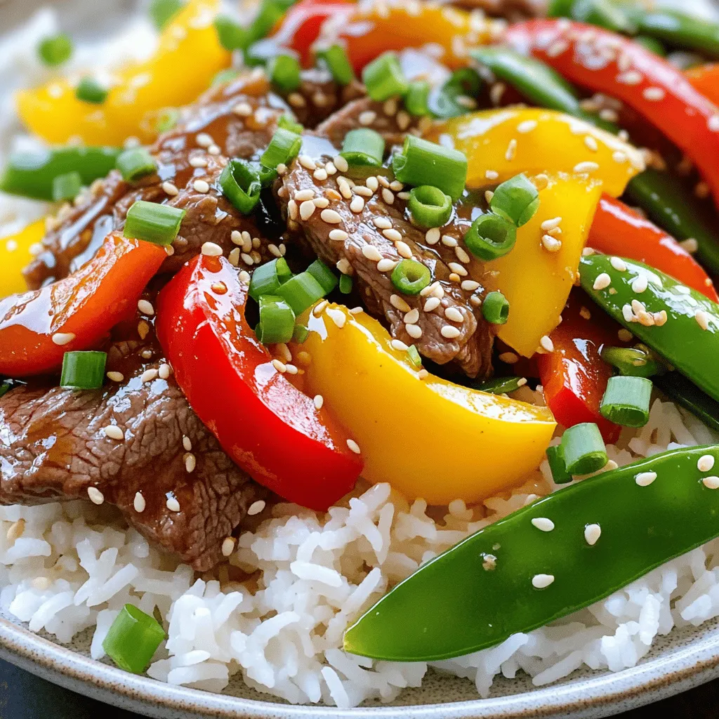 Savory Sesame Garlic Beef Stir Fry Easy Weeknight Meal