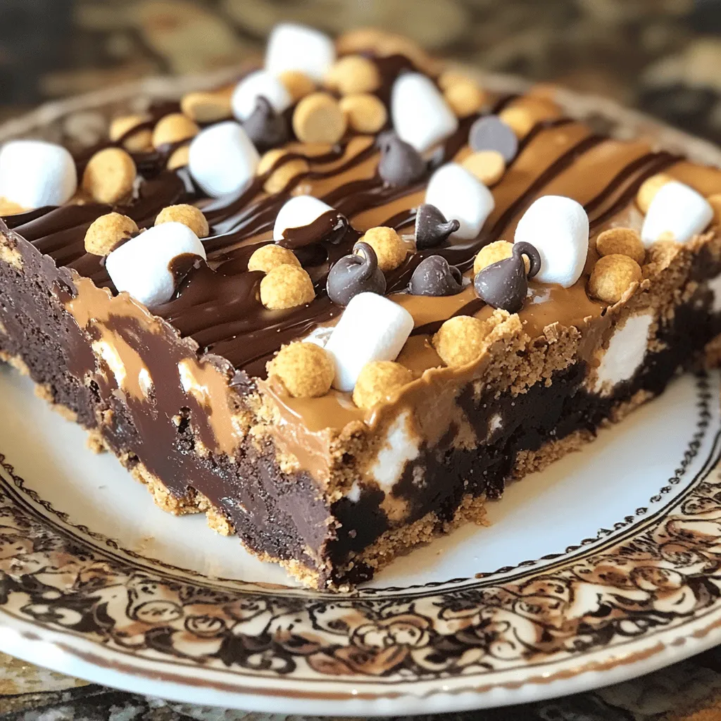 Peanut Butter S’mores Bars Irresistible Sweet Treat