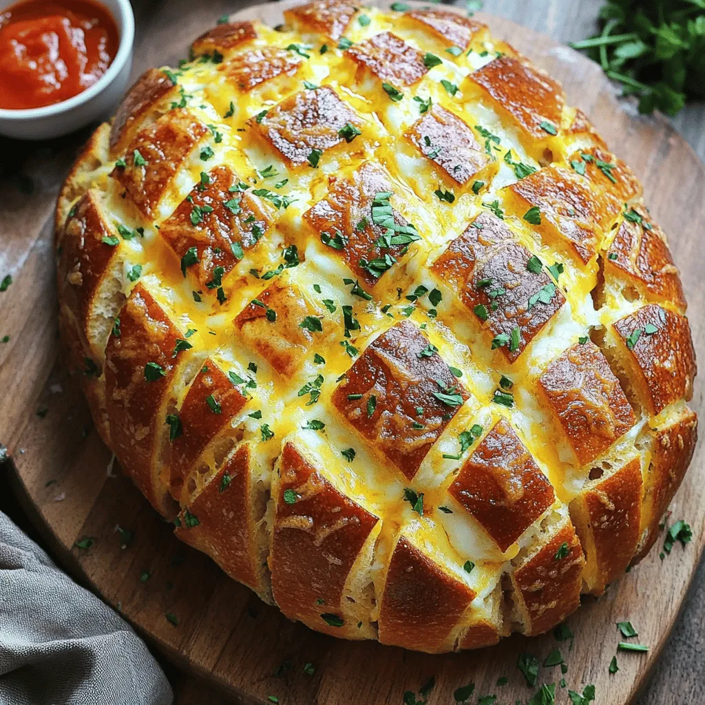 Cheesy Garlic Pull-Apart Bread Irresistible Snack Delight