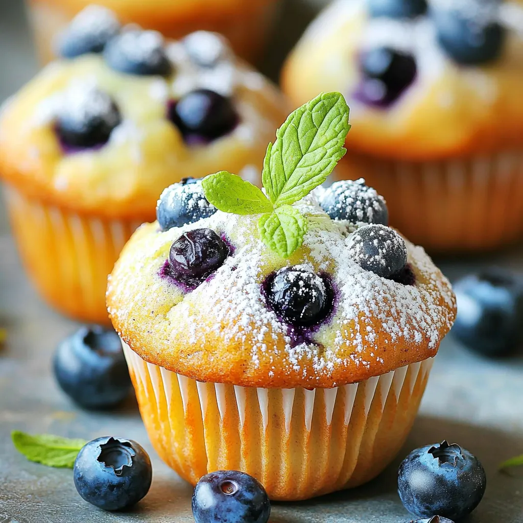 Greek Yogurt Blueberry Muffins Fresh and Tasty Treat