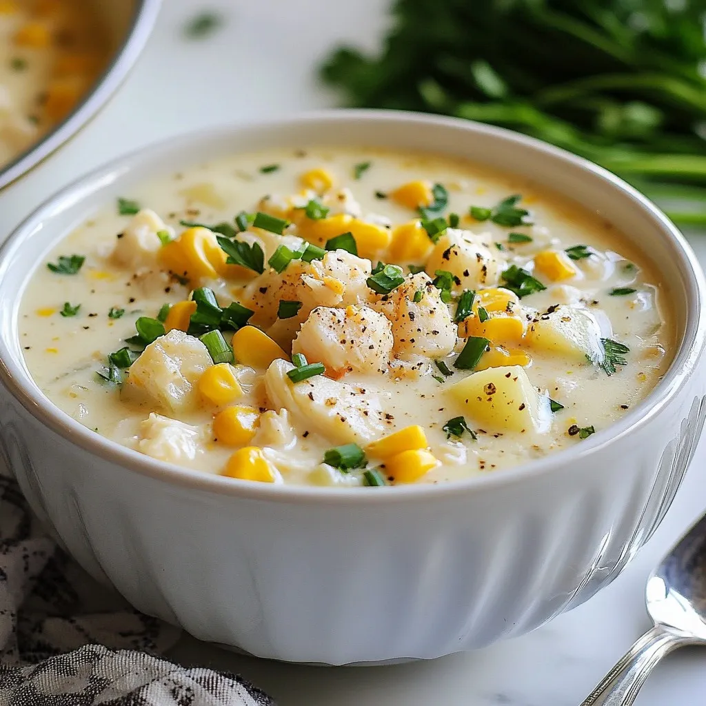 Crab &#038; Corn Chowder Comforting Creamy Delight