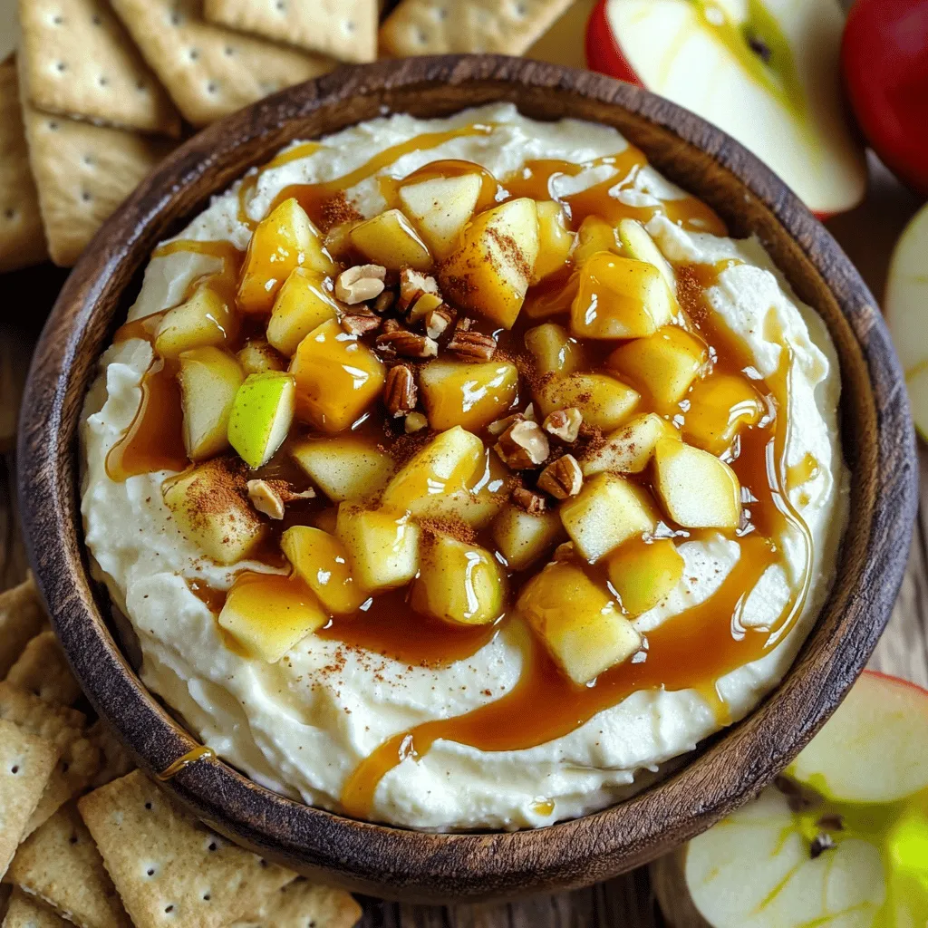 Caramel Apple Cheesecake Dip Delightful Party Snack