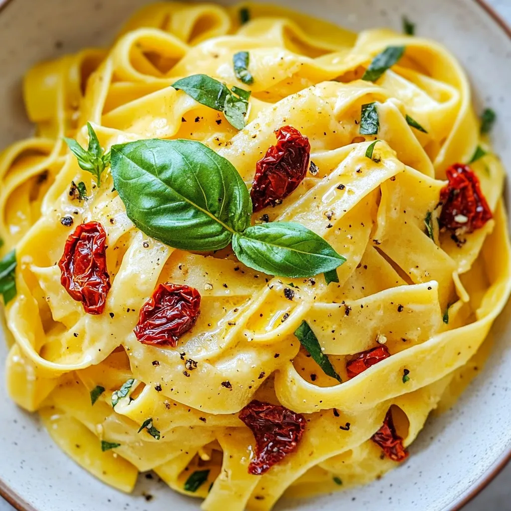 Creamy Sun-Dried Tomato Vegan Pasta Delight