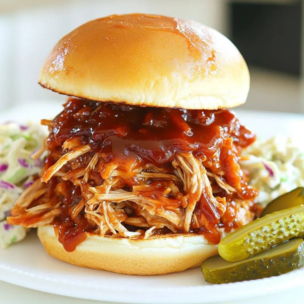 Slow Cooker BBQ Pulled Chicken Flavorful and Easy Meal