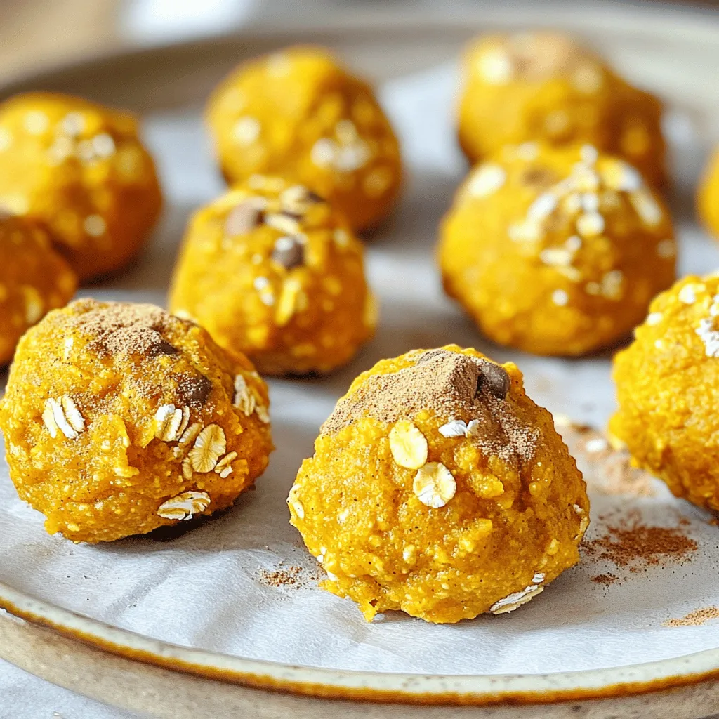 Pumpkin Spice Energy Bites Delicious and Nutritious Treat