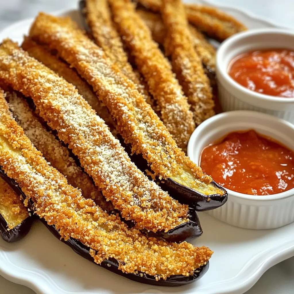 Parmesan Eggplant Fries Crispy and Flavorful Snack