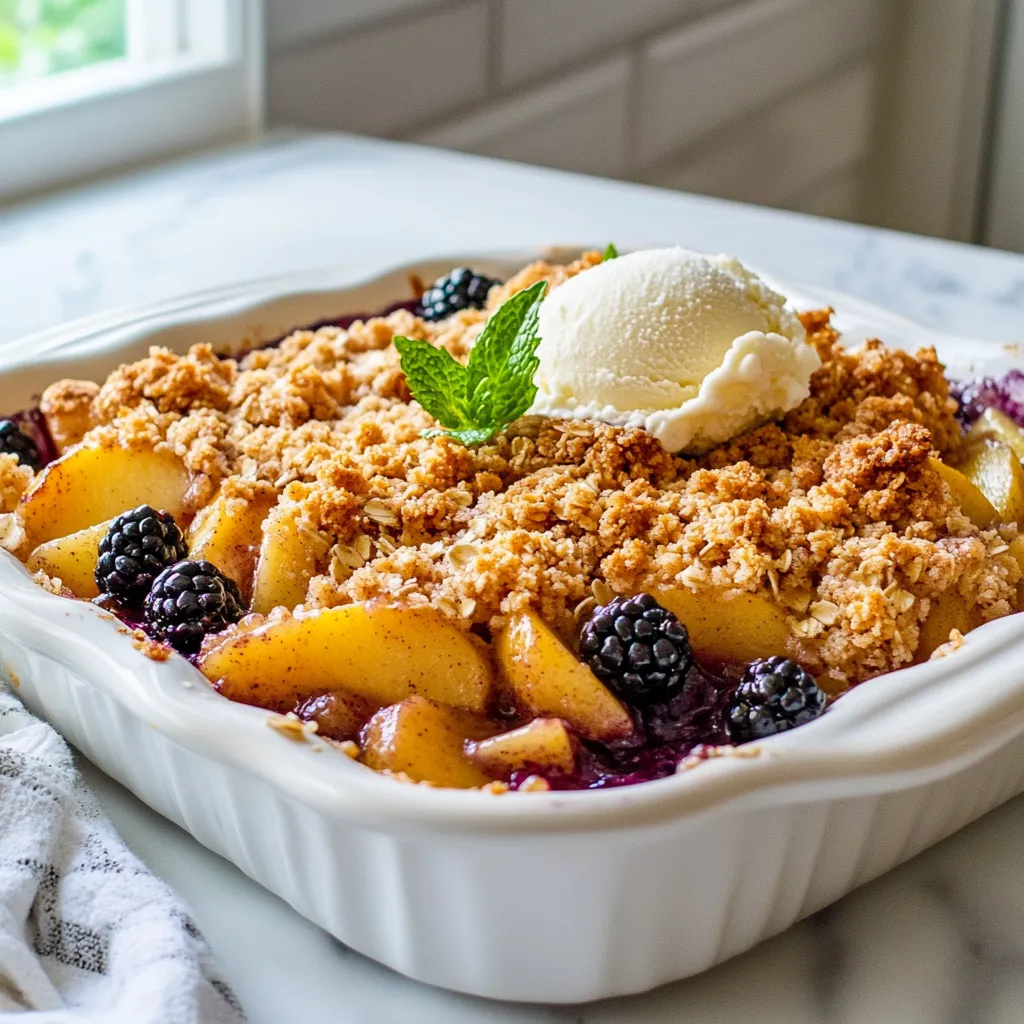 Apple Blackberry Crumble Delightful and Simple Recipe