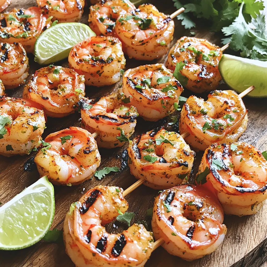 Chili Lime Grilled Shrimp Skewers Flavorful Delight