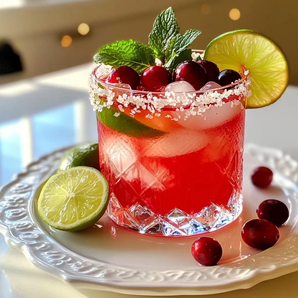 Mistletoe Margarita Festive and Refreshing Drink Recipe