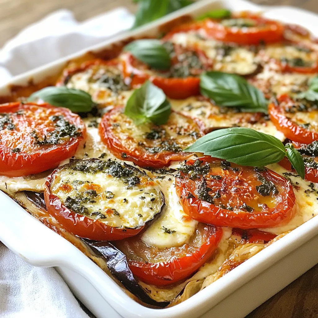 Savory Summer Tomato Eggplant Pie Recipe Ideas