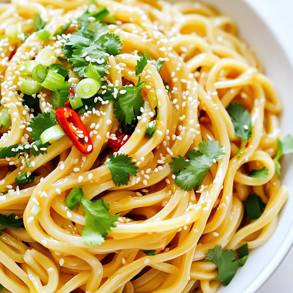 Garlic Chili Udon Noodles Simple and Flavorful Meal