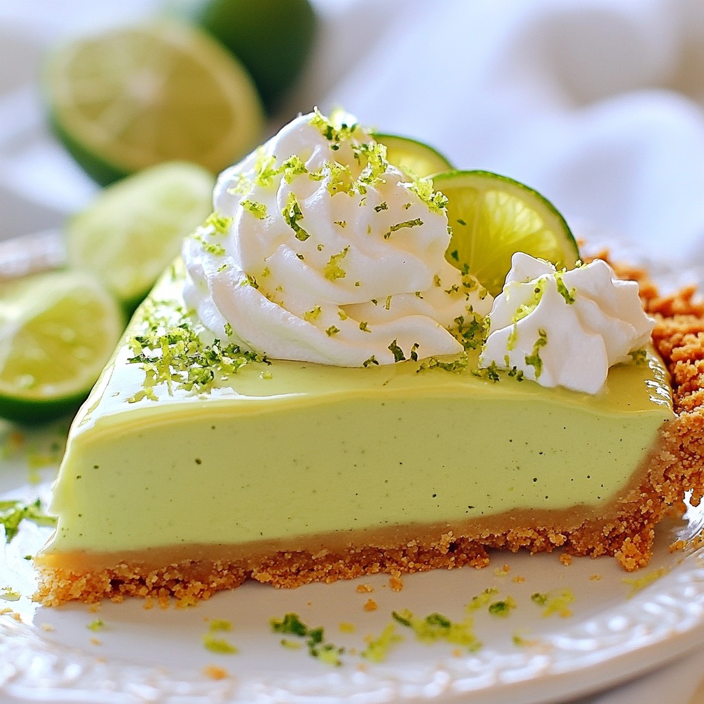 No-Bake Key Lime Pie Delightful and Simple Recipe