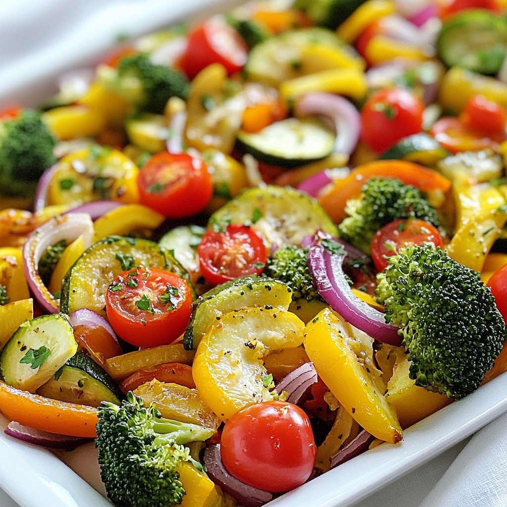 Sheet Pan Lemon Herb Veggies Flavorful and Easy Dish