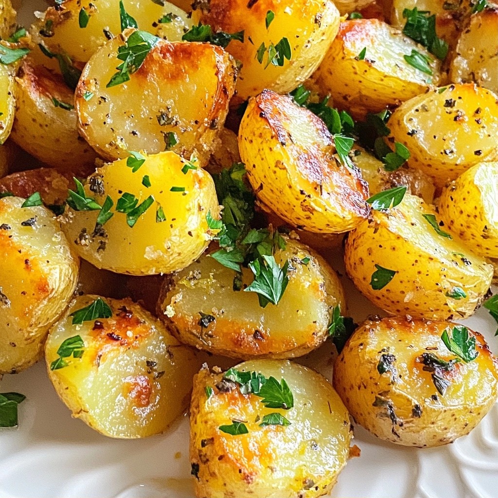 Zesty Lemon Herb Roasted Potatoes Simple Delight