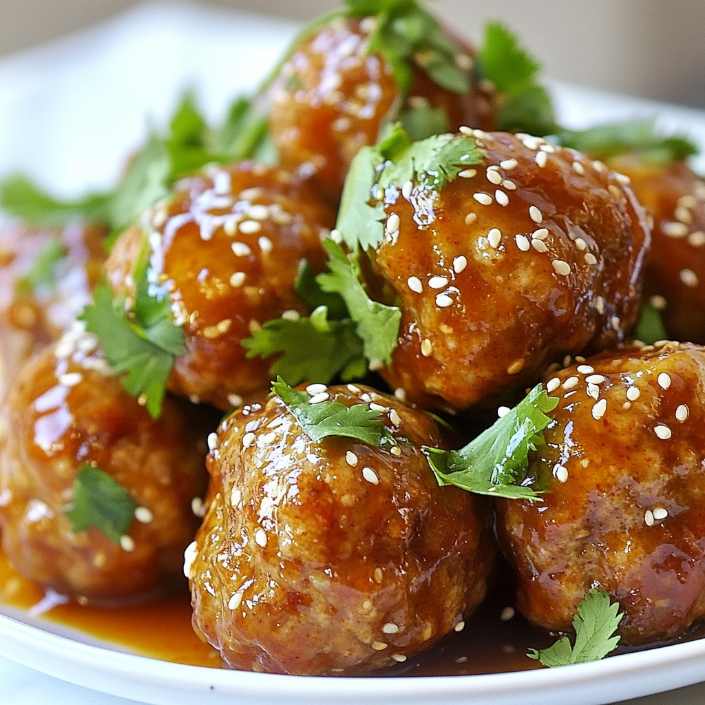 Sweet Chili Glazed Meatballs Flavorful Easy Recipe