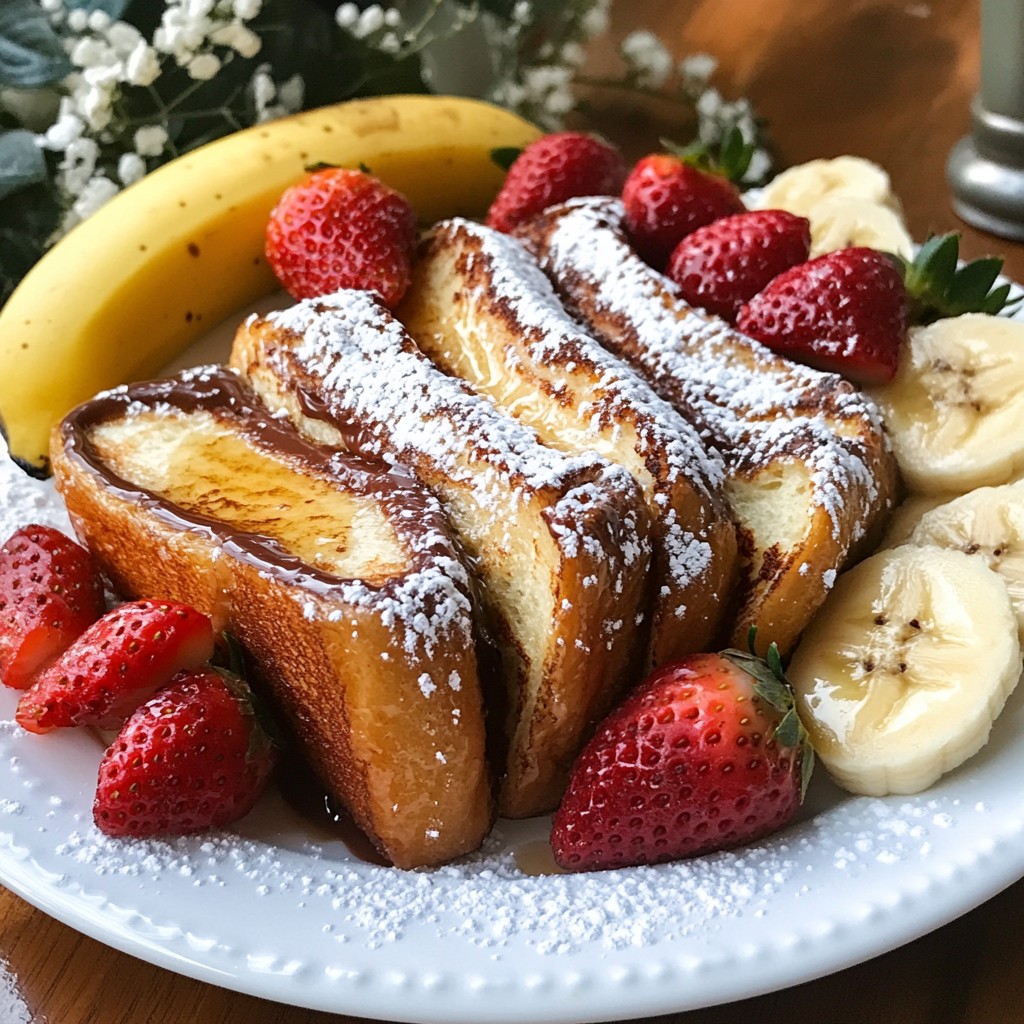 Nutella Stuffed French Toast Irresistible Breakfast Treat