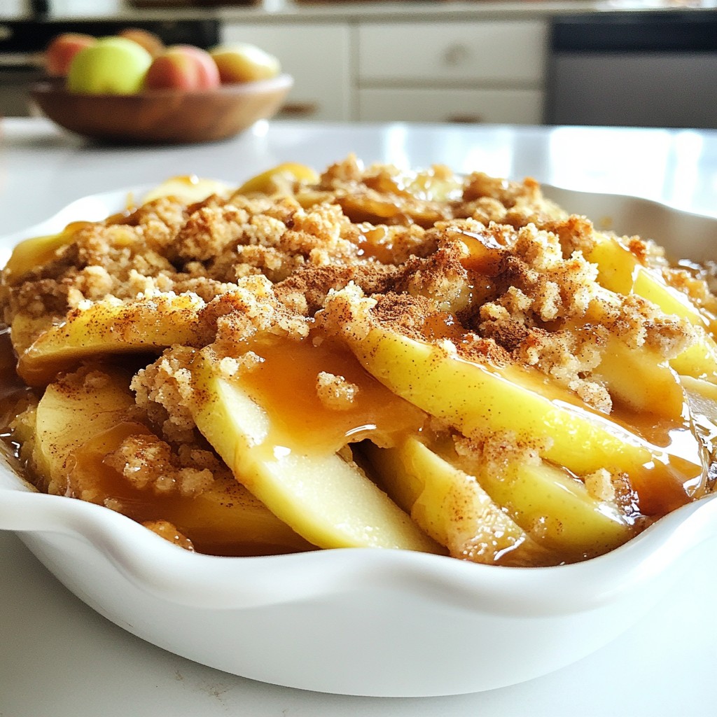 Caramel Apple Crisp Delight Simple and Tasty Recipe