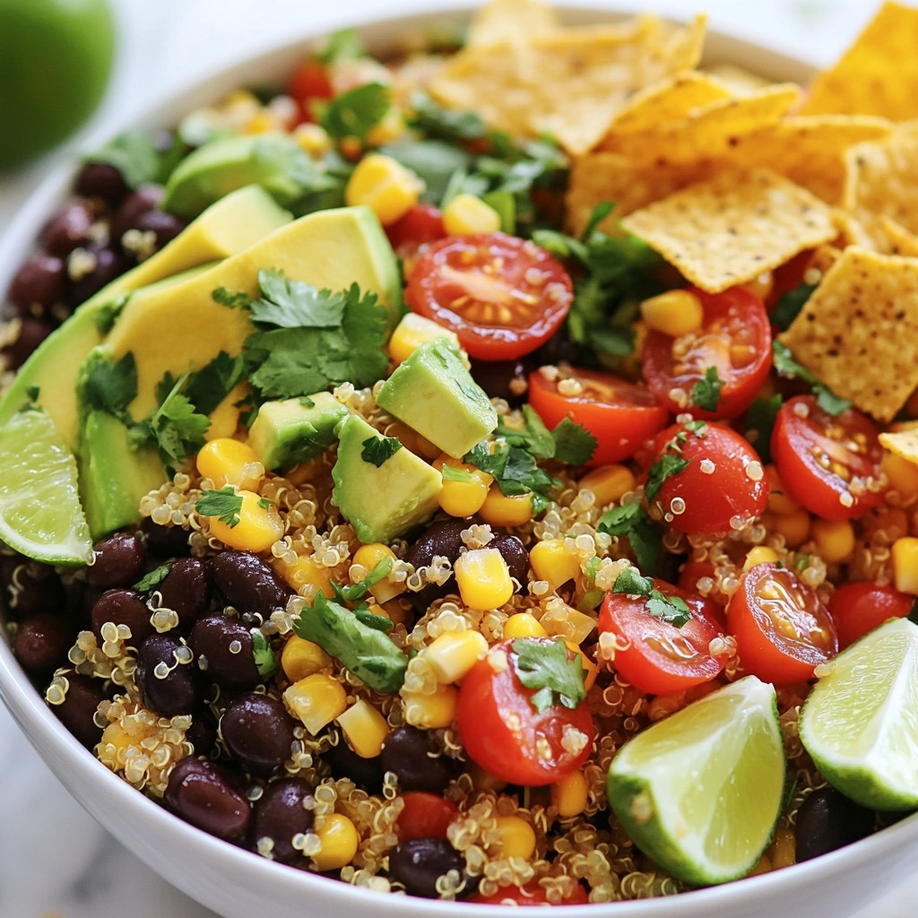 Quinoa Black Bean Taco Salad Flavorful and Satisfying
