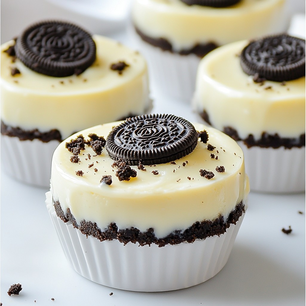 No-Bake Oreo Cheesecake Cups Simple and Sweet Treat