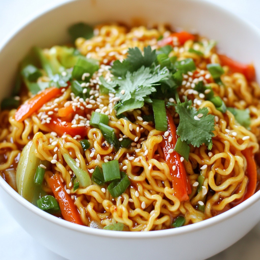 Spicy Sesame Ramen Noodles Flavorful and Easy Recipe