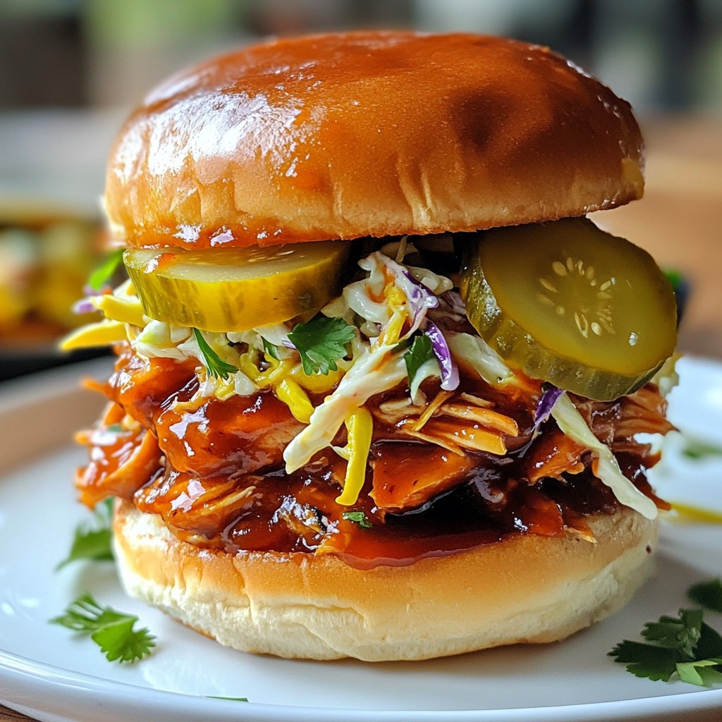 Savory BBQ Pulled Chicken Sliders for Your Next Feast