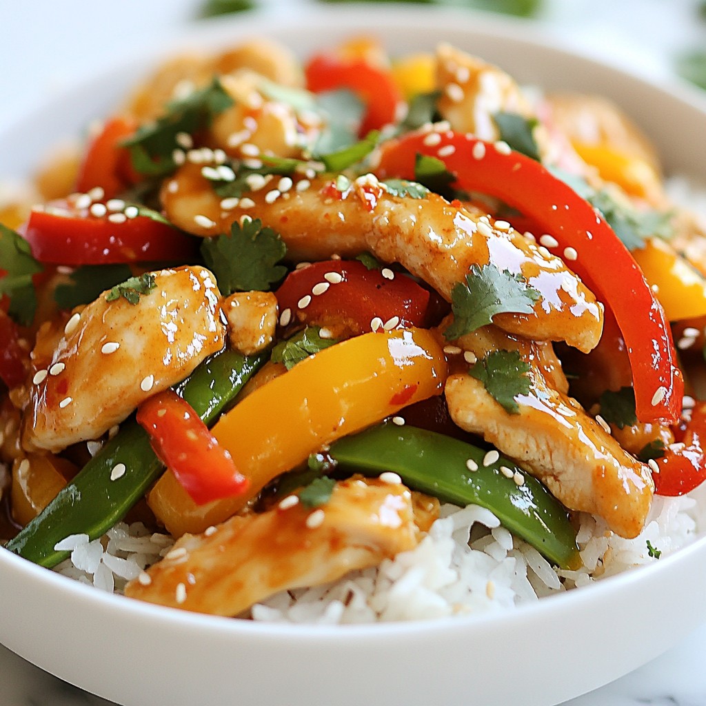 Sweet Chili Chicken Stir-Fry Flavorful Dinner Idea
