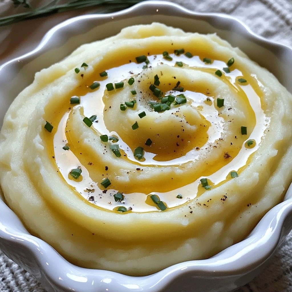 Silky Mashed Potato with Cauliflower Puree Delight