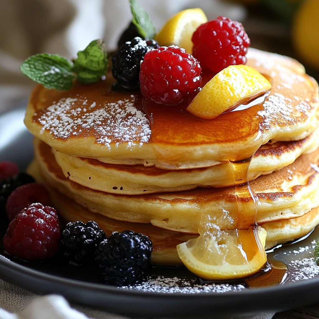 Lemon Ricotta Pancakes Fluffy and Easy Breakfast Treat