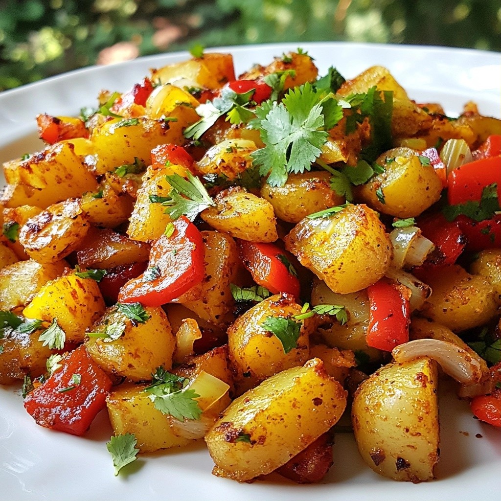 Quick Potato and Bell Pepper Hash Flavorful Delight
