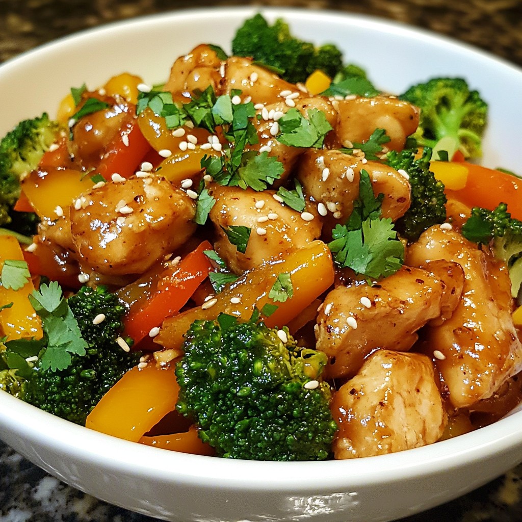 Honey Garlic Chicken Stir Fry Flavorful Weeknight Meal