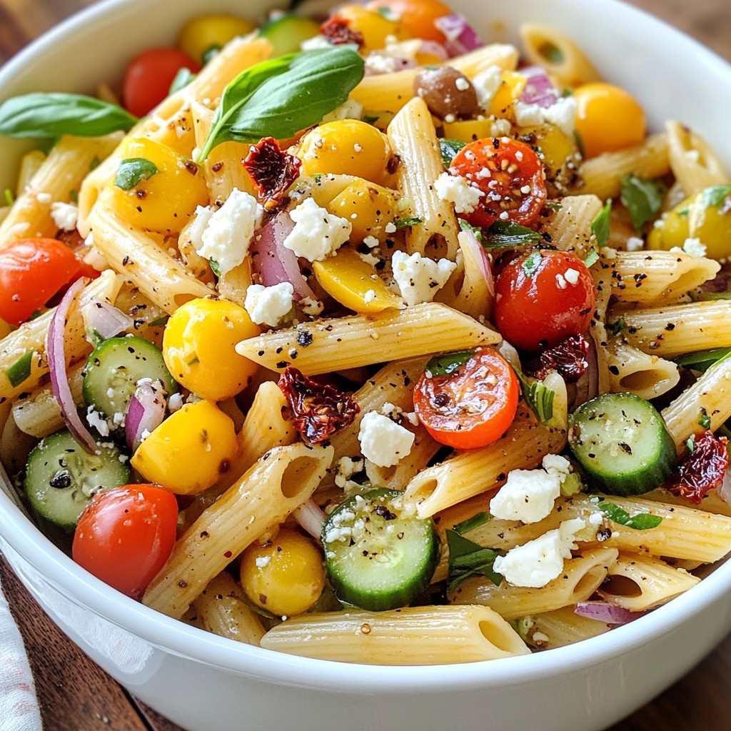Sun-Dried Tomato Pasta Salad Fresh and Flavorful Dish