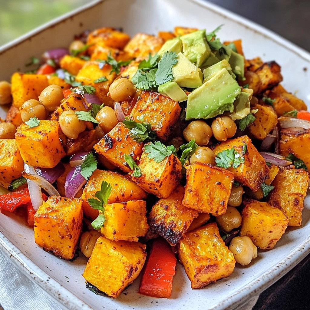 Spicy Sweet Potato and Chickpea Sheet Pan Delight