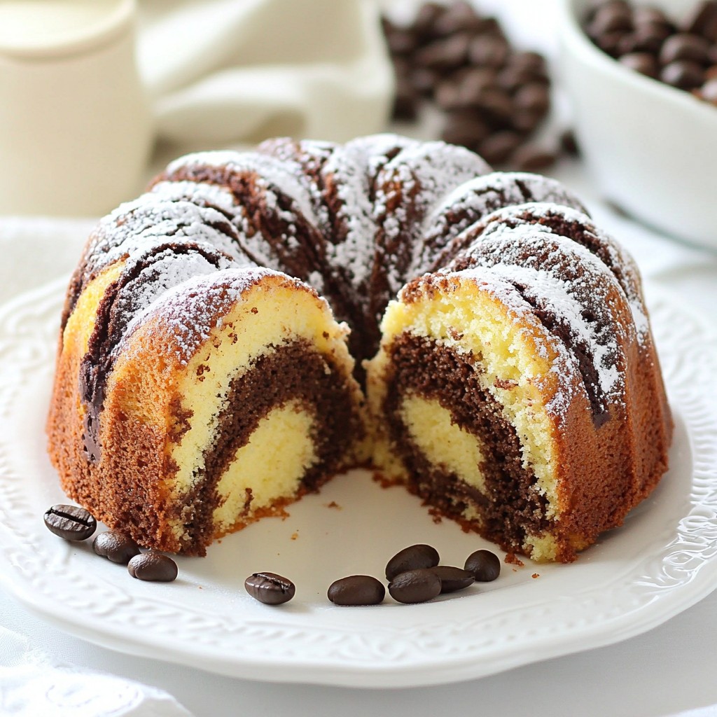 Mocha Swirl Pound Cake Delightful Homemade Treat