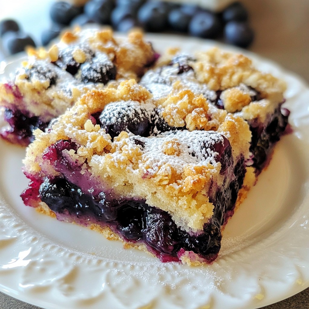 Blueberry Crumble Bars Delicious and Easy Dessert Recipe