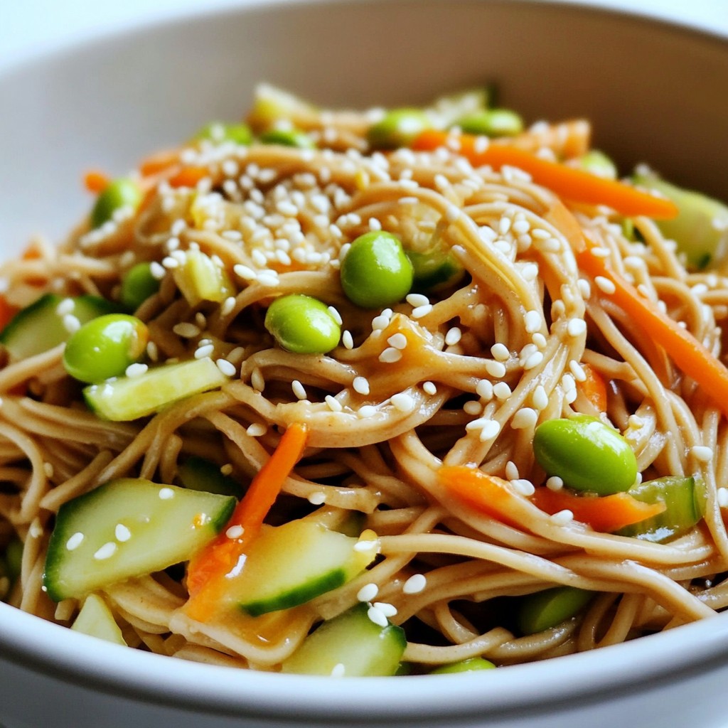 Quick Sesame Soba Noodles Flavorful and Easy Dish