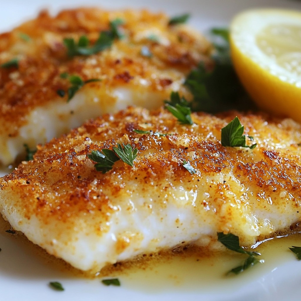 Crispy Parmesan Crusted Tilapia Flavorful Easy Meal