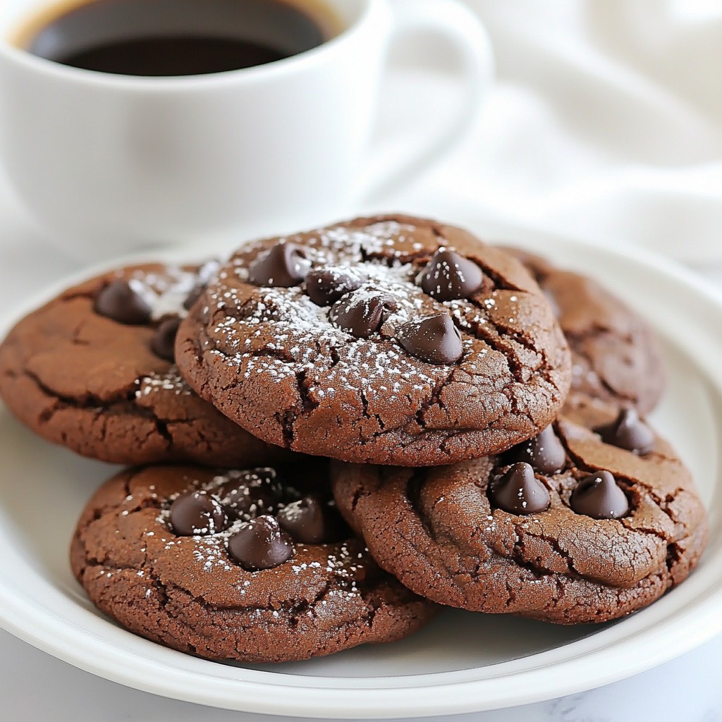Double Chocolate Espresso Cookies Rich and Decadent Treat