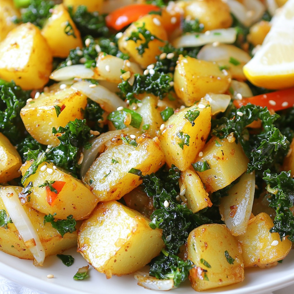 Quick Potato and Kale Stir Fry Easy and Healthy Choice