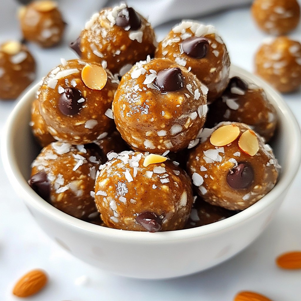 Almond Joy Energy Bites Tasty and Simple Treat