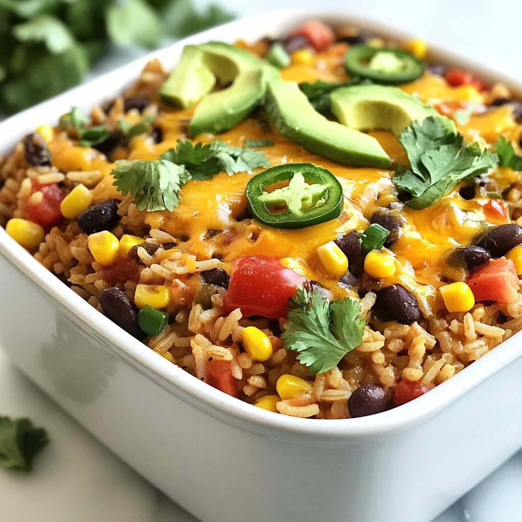 One-Pan Mexican Rice Casserole Flavorful Family Meal