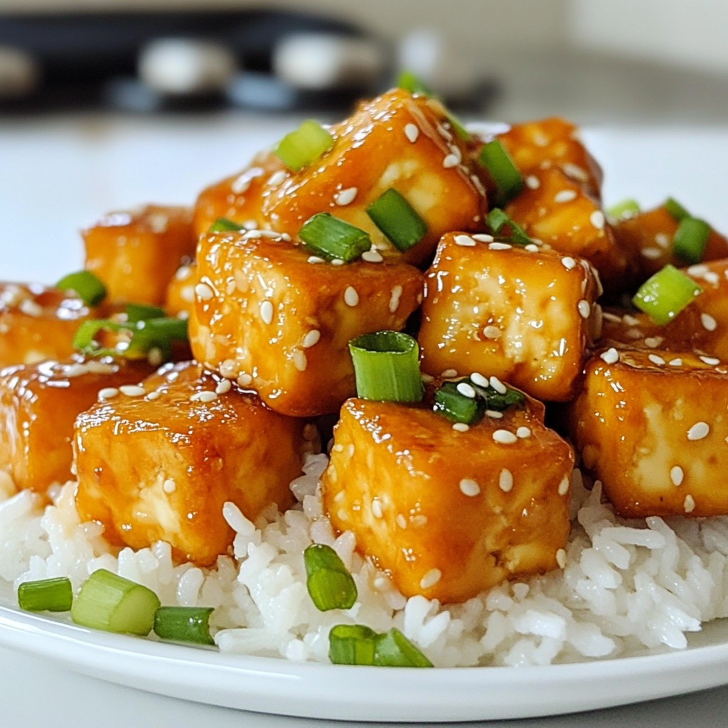 Crispy Honey Garlic Tofu Flavorful Vegan Delight