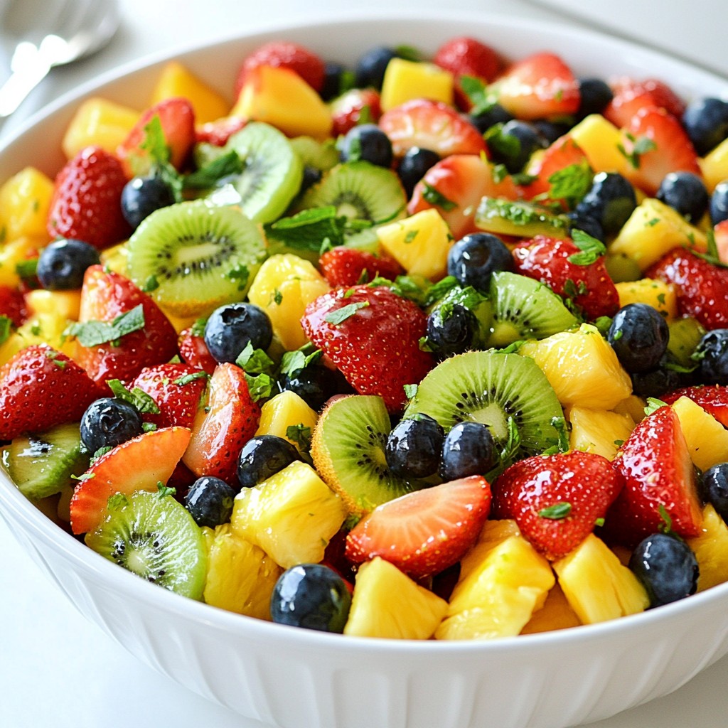 Honey Lime Fruit Salad Refreshing and Simple Recipe
